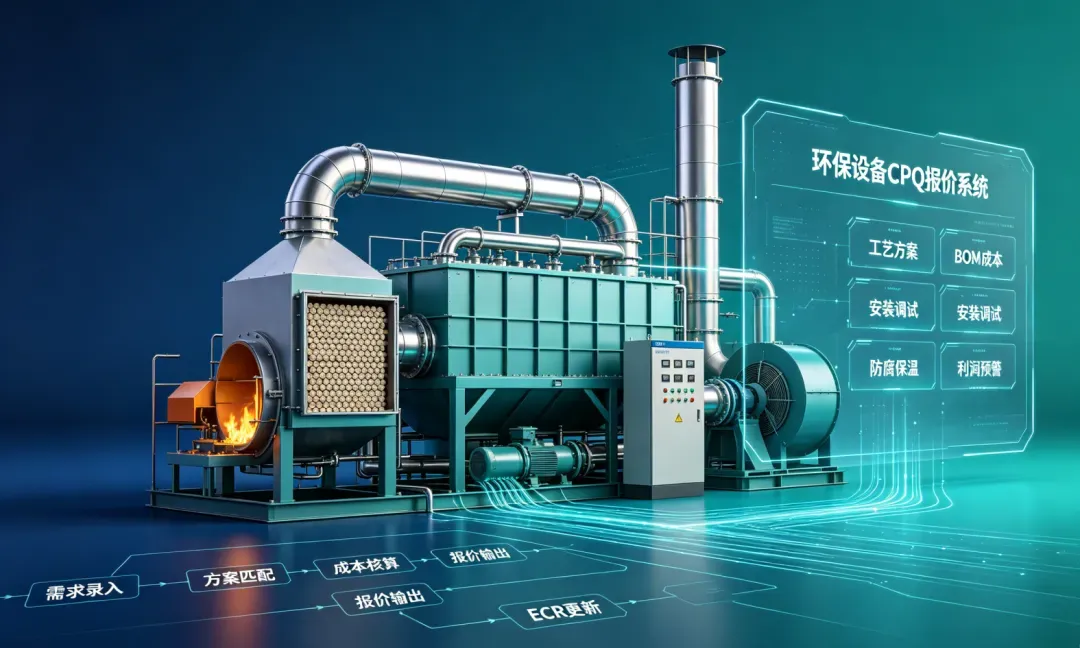 梅施CPQ报价管理系统-面向环保设备行业CPQ报价系统解决方案,从"算大概"到"算精准"